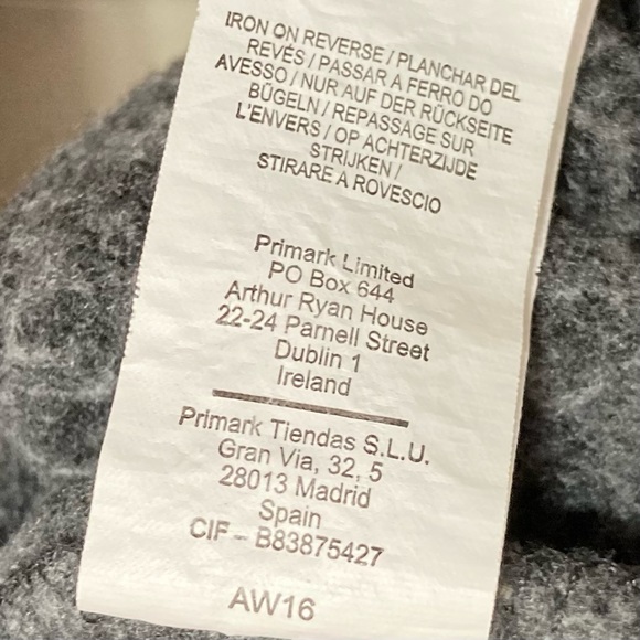 BERLIN Germany Gray Pullover Crewneck Sweatshirt by Atmosphere Womens Size 10 - Picture 11 of 14